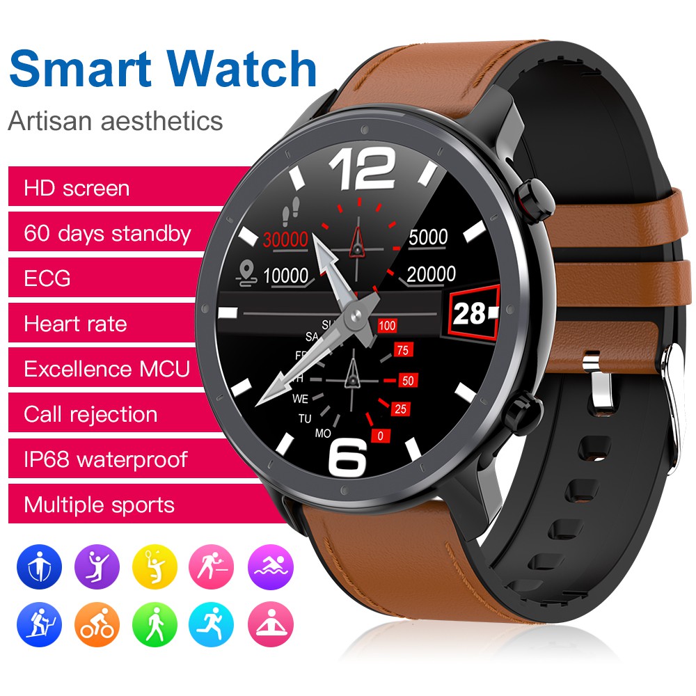 deffrun s3 hr ip68 waterproof smart watch