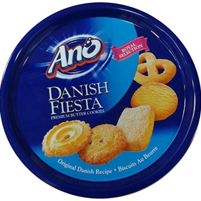 Ano danish fiesta premium butter cookies 经典黄油曲奇/黄油小饼干 400g