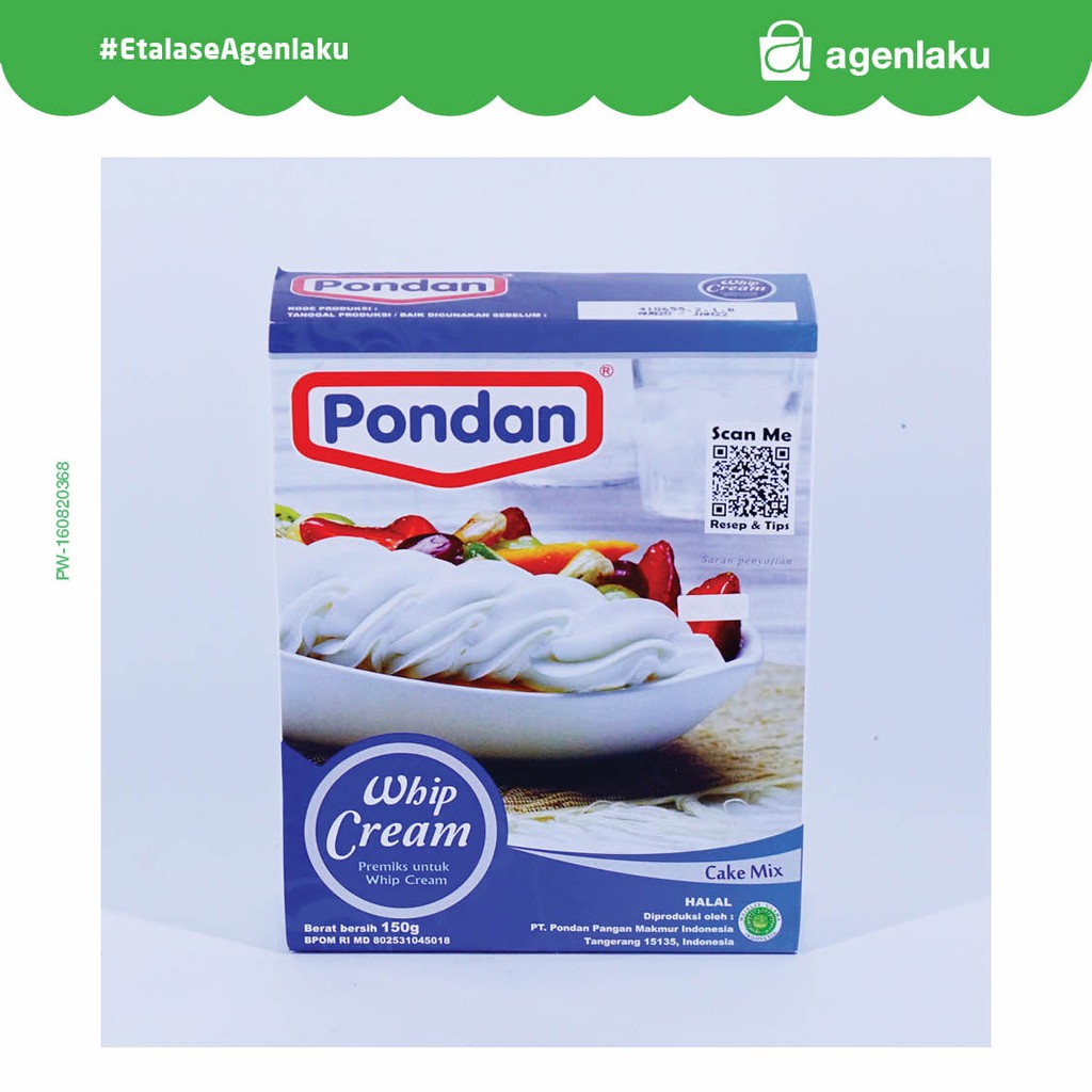 Pondan Whipped Cream ^150g 900g Shopee Malaysia