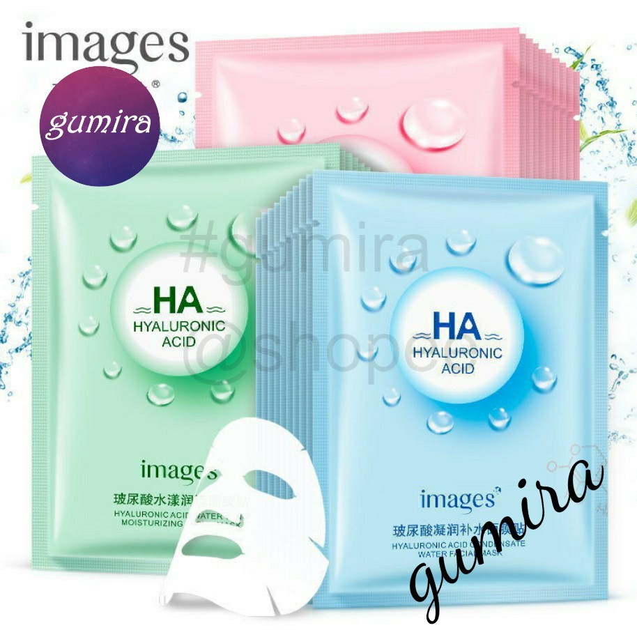 HA Hyaluronic Acid Women Korean Hydrating Moisturizing Facial Mask Ready Stock (Malaysia)