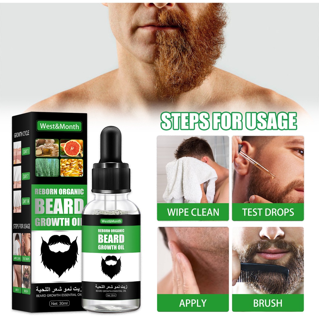 How To Use Castor Oil For Beard Growth | Moustache Nourishing Oil For  Stimulating Beard Sideburns Growth 10ml Prevent Hair 