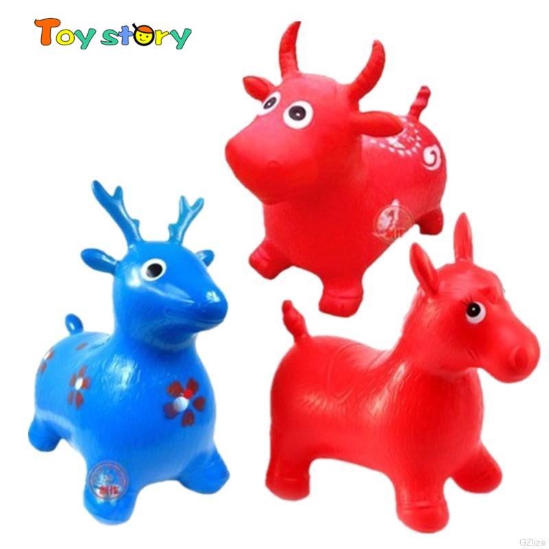bouncy rubber horse