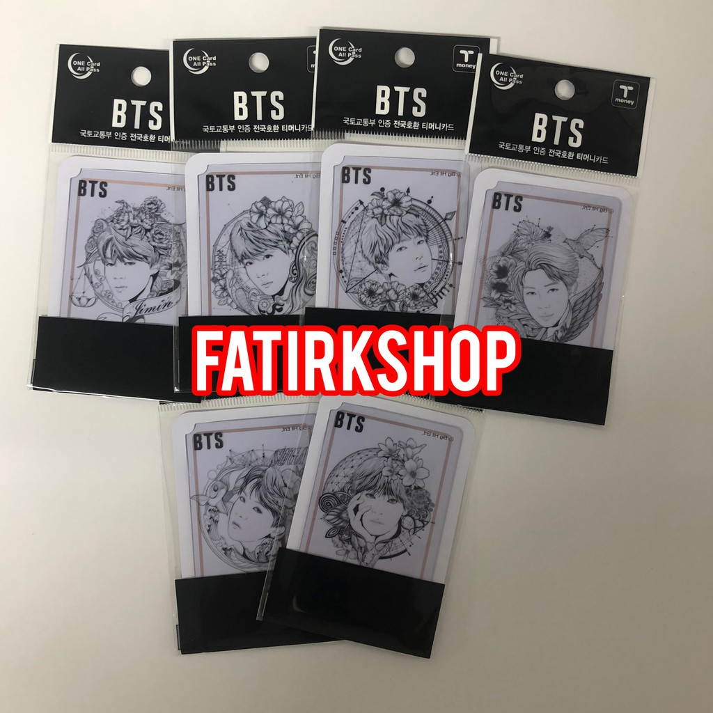 Bts T Money Card Official Goods Shopee Malaysia