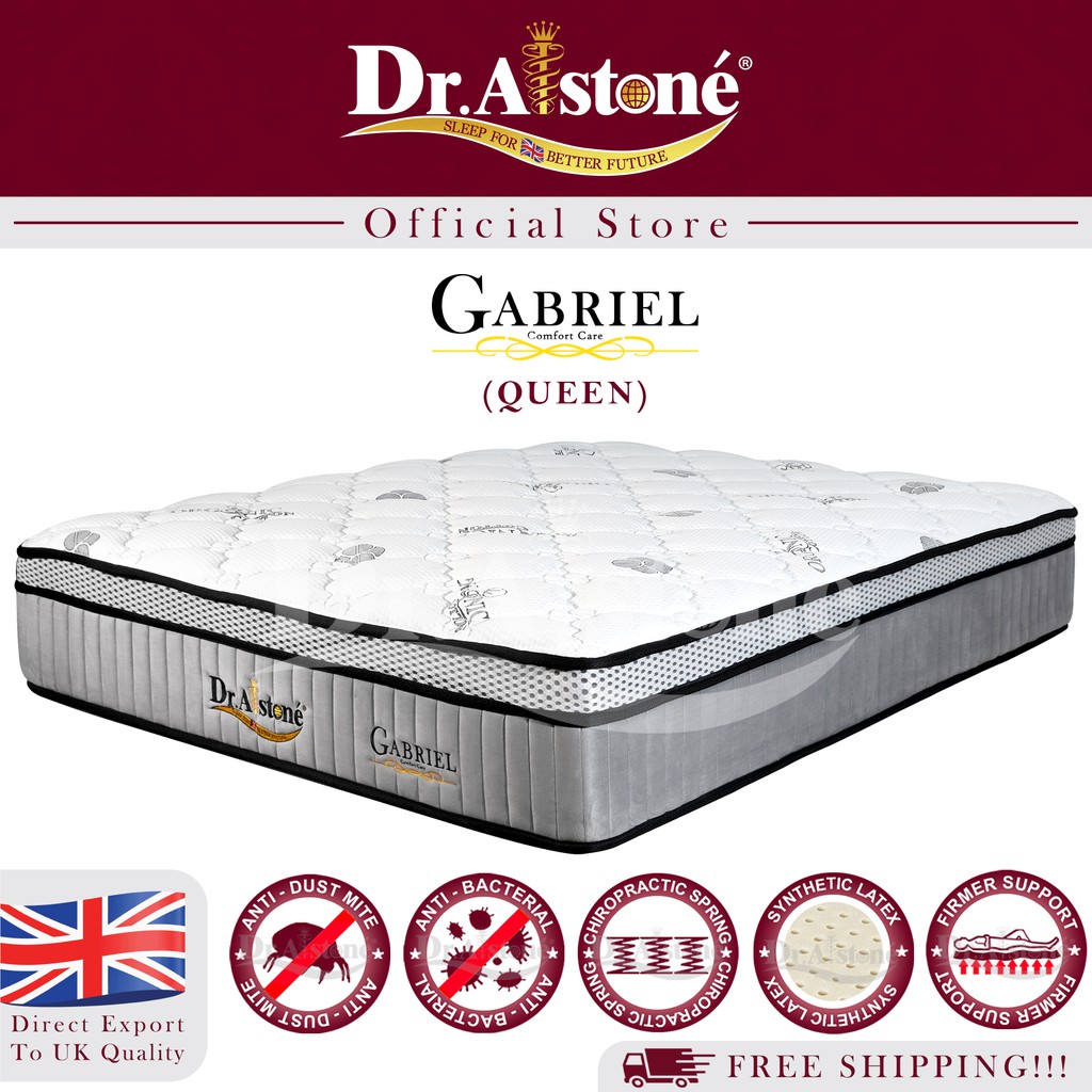 Dr.Alstone Gabriel Chiropractic Spring Mattress/Tilam Queen (12") Shopee Malaysia
