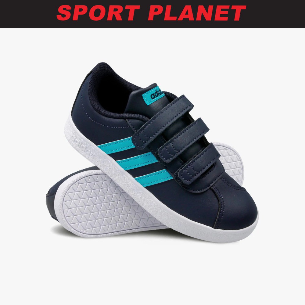 adidas Kid VL Court 20 Cmf C Sneaker Shoe (B75973) Sport Planet  (04/06/2020);37.12 | Shopee Malaysia