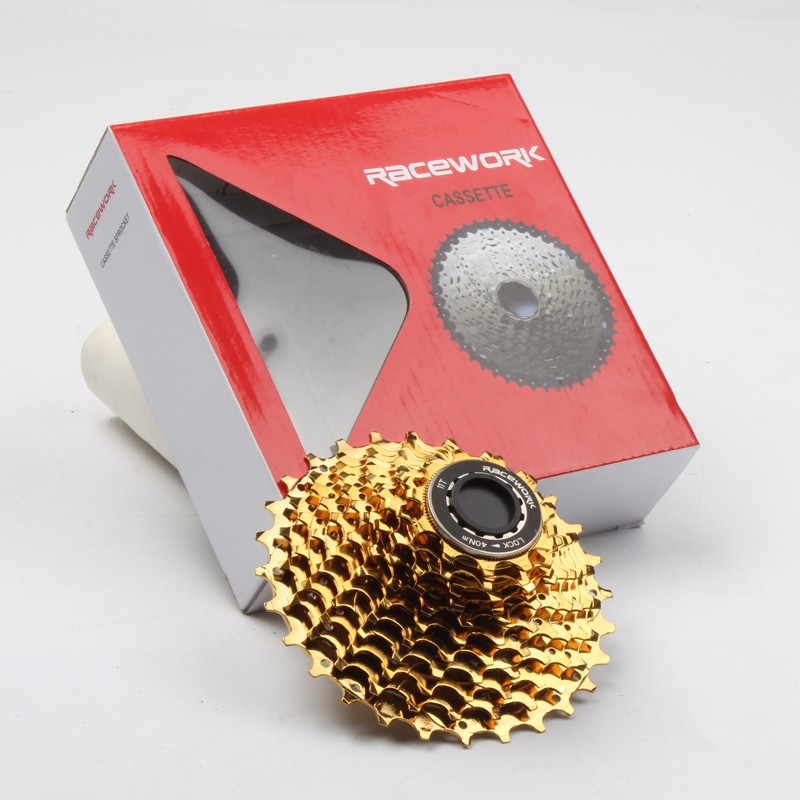 gold shimano cassette