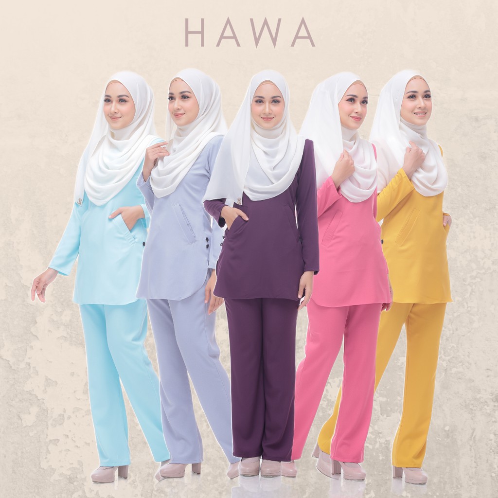 Blouse Suit 1 Set Sekali Dengan Seluar Shopee Malaysia