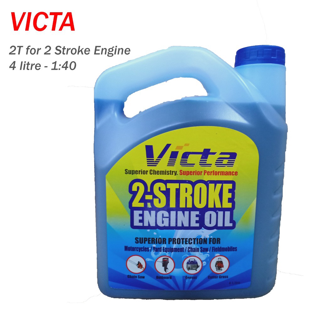 VICTA 2 STROKE ENGINE OIL 4L victa 2stroke engine oil 100 original