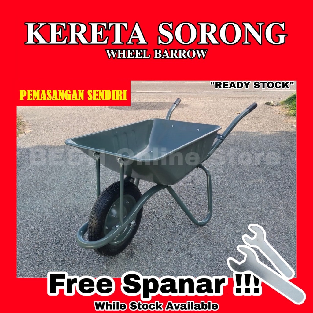 Kereta Sorong Wheel Barrow Kereta Tolak Hight Quality DEEP Garden ...