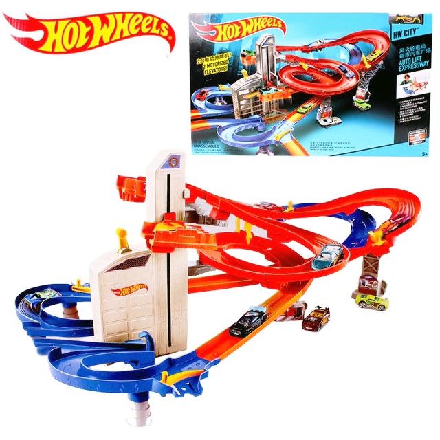 hot wheels 2 motorized elevators