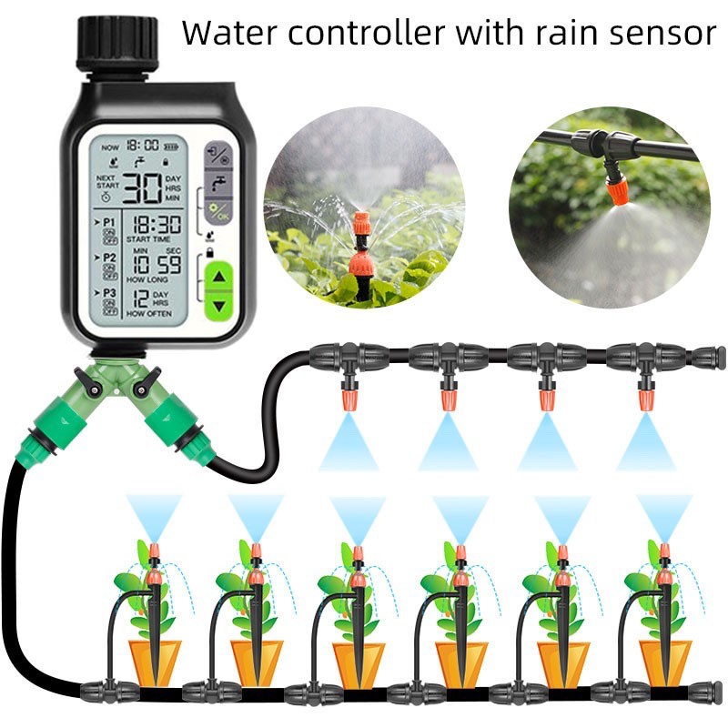 Rain sensor Water Timer Automatic Digital Watering Drip Programmable