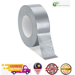 48mm X 50 Yard Silver Duct Tape / Grey Tape / Pita Salur / Pita Duct ...