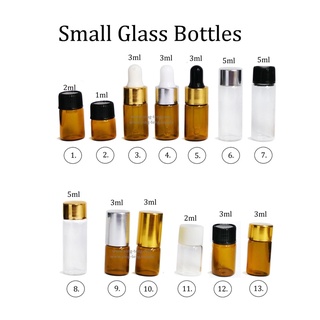 1pc - Small Glass Bottles