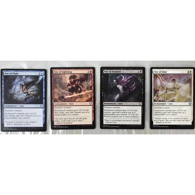 Magic The Gathering Vow of Flight/Lightning/Torment/Duty (CMR) | Shopee  Malaysia