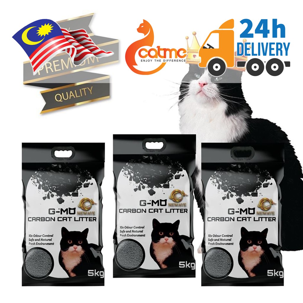GMo Carbon Activated Cat Litter Super clumping premium activate