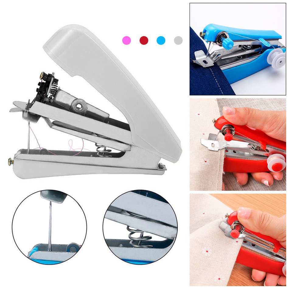 Versatile Essential Portable Mini Handheld Sewing Machine Mudah Alih | Mesin Jahit Tangan Elektrik Compact Repair Cur... - Image 2