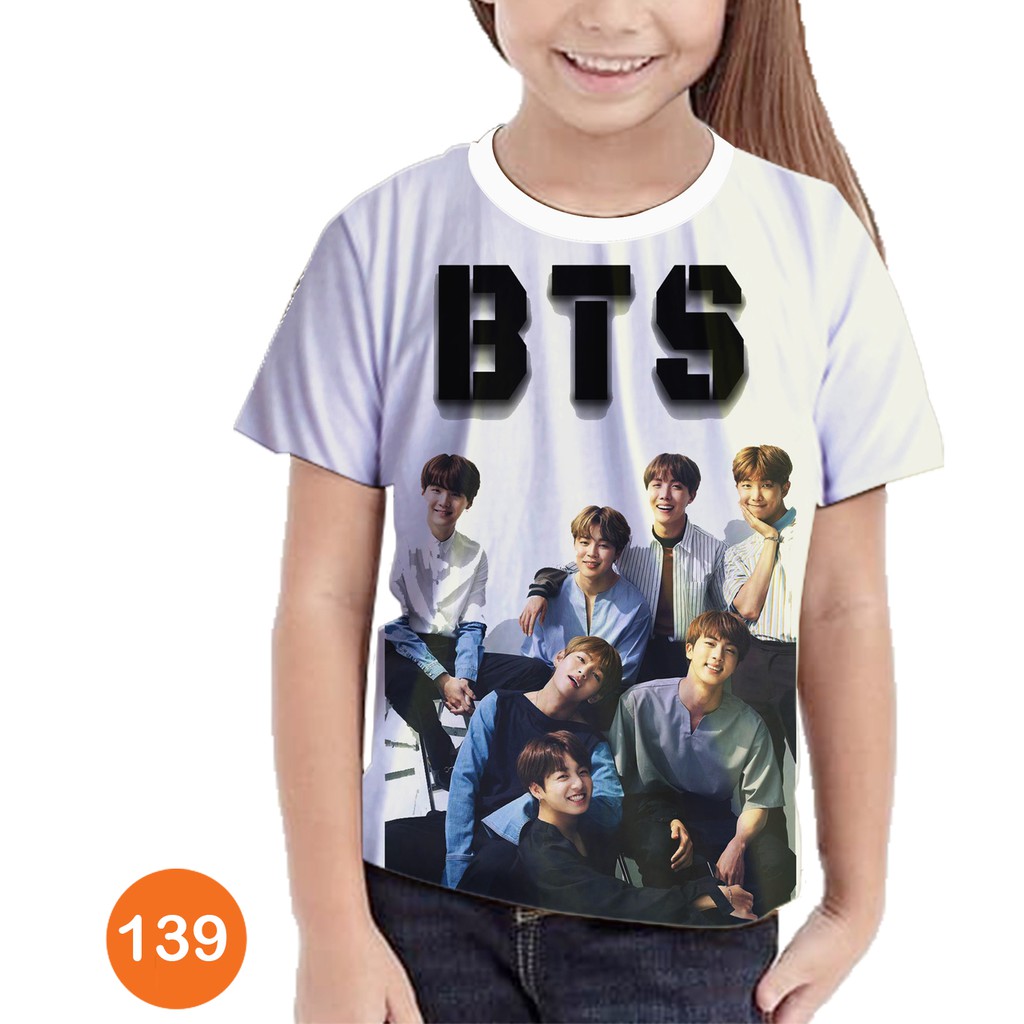 3d Bts Printing T Shirts Kpop Cheap Girls Kids Shirts 139 Shopee Malaysia