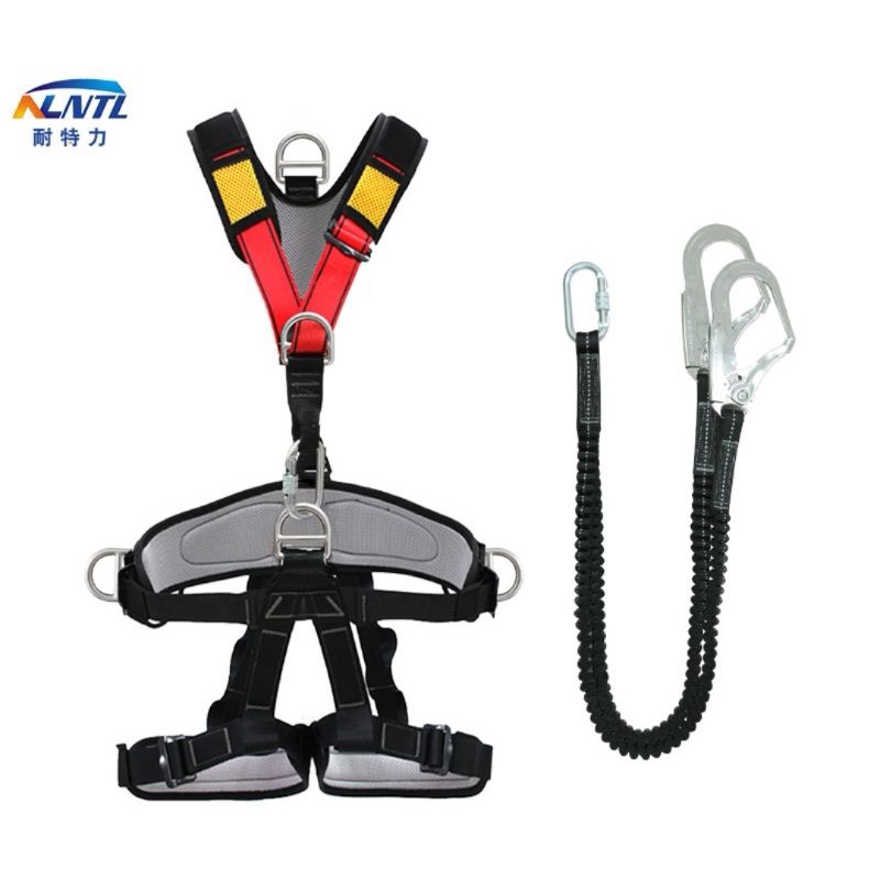 NTL - Full Body Safety Harness with Double Hook Lanyard