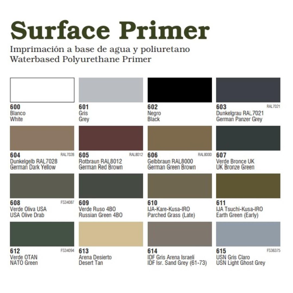 Vallejo Surface Primers (60ml) Shopee Malaysia
