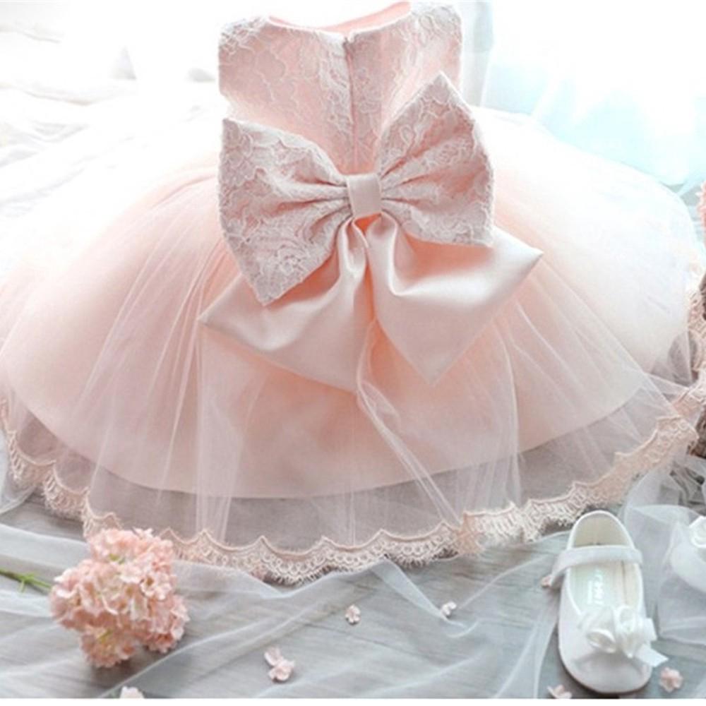 [NNJXD]Newborn Baby Girl Lace Dress Party Birthday Gift Wedding Tutu ...