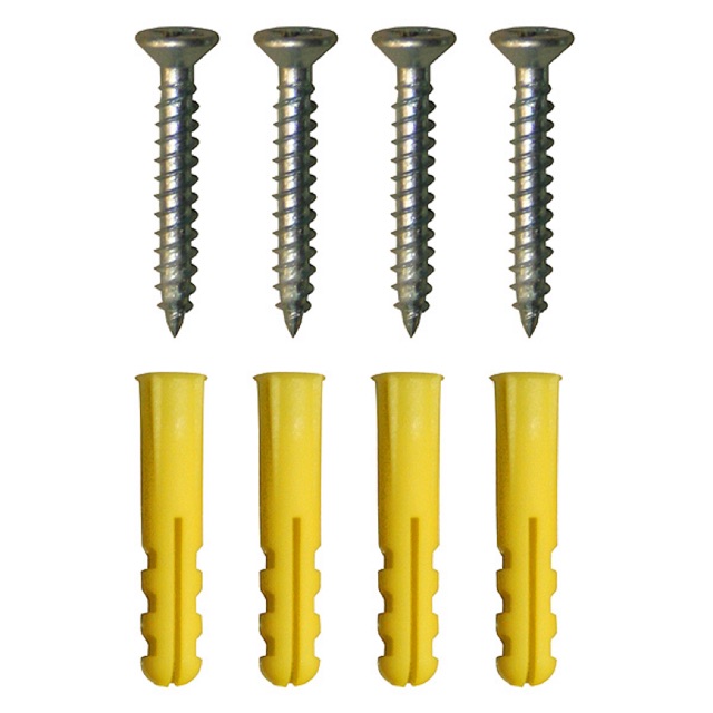 40 Sets Size 8mm Screw Wall Plug / Skru Dinding | Shopee Malaysia