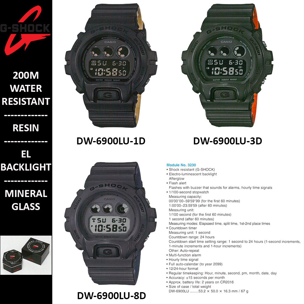 g shock 6900lu