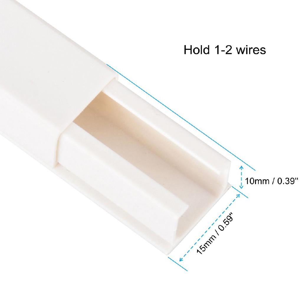 Wall Cord Cover Cable Concealer Complete Raceway Kit Wire Cables Hide