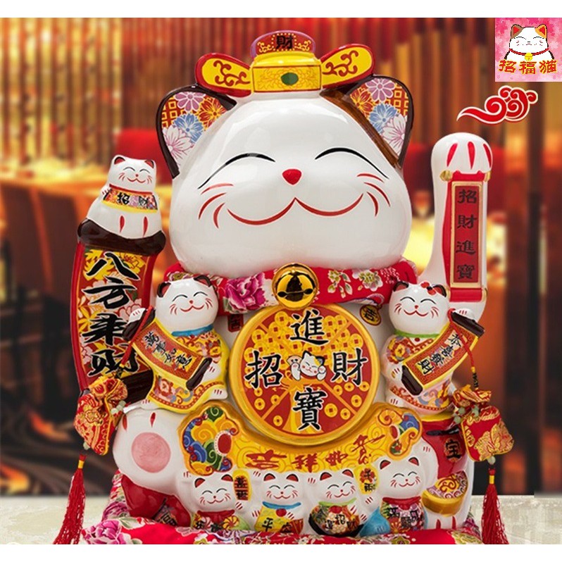 送料無料（一部地域を除く）】 貴重 入手困難な招き猫 昔の豆猫 招福猫 ...