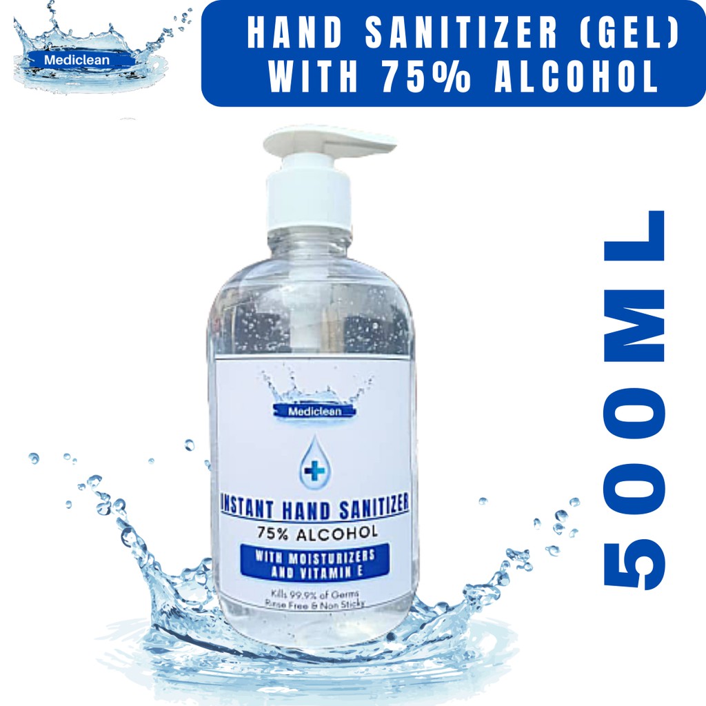 Hand Sanitizer 500ml / 1000ml (gel type) (75% Alcohol) | Shopee Malaysia