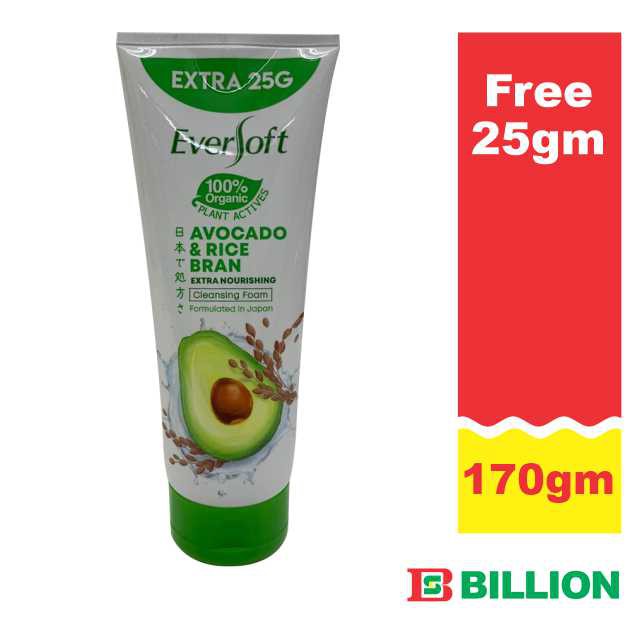 Eversoft Facial Cleanser Foam 170g + Free 25g Shopee Malaysia