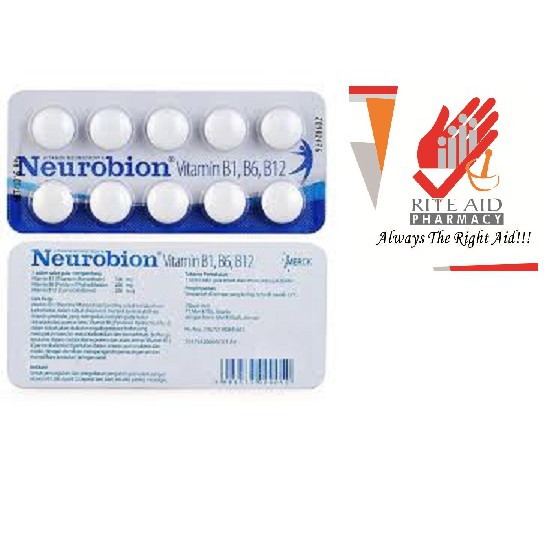 *Exp 01/03/2023* Neurobion Tablet (1X10's) Lulus KKM Vitamin Urat Saraf ...