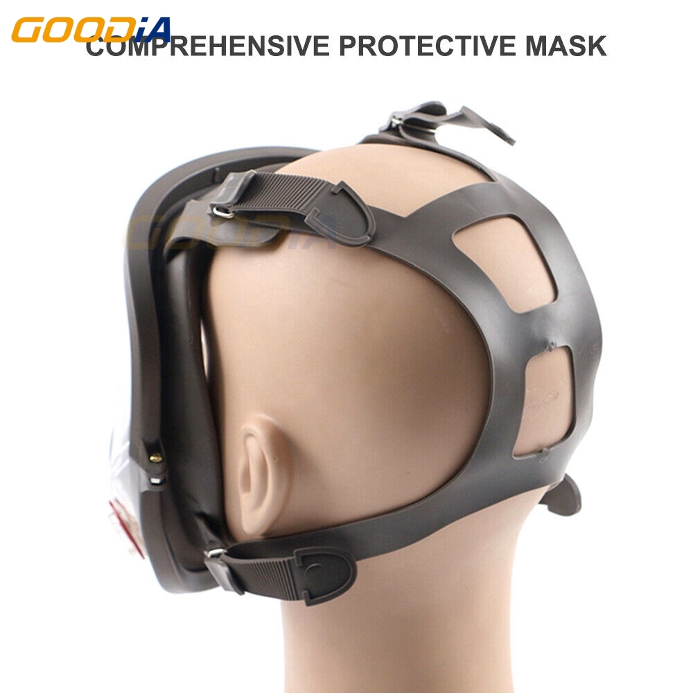 Download In Stock 7 In 1 Full Face Chemical Spray Painting Respirator Vapour Gas Mask For 6800 Shopee Malaysia PSD Mockup Templates