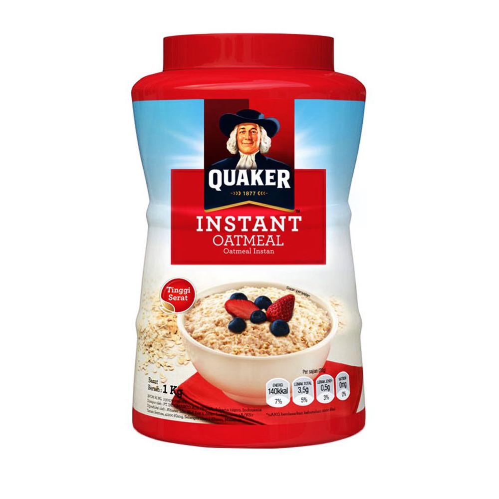 Quaker Instant Oatmeal 200g 900g 1kg 1 2kg Malaysia