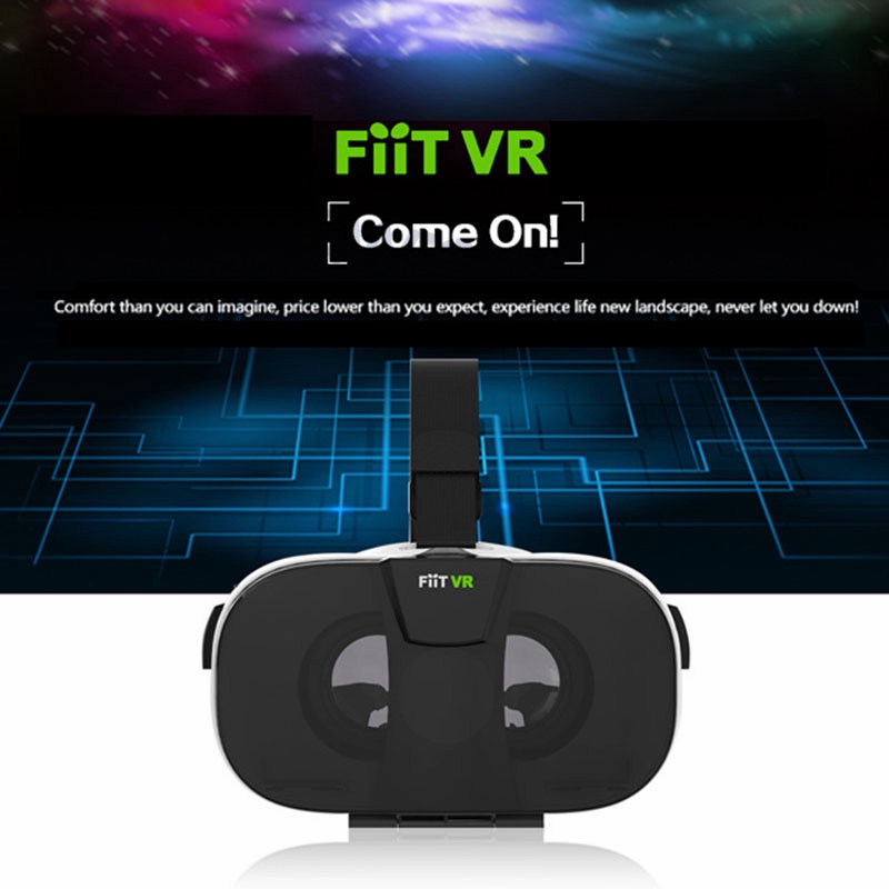 Fiit 2n 3d Vr Glasses Virtual Reality Headset 1 Fov Video Google Glass Cardboard Helmet Box For Phone 4 6 With Remote Shopee Malaysia