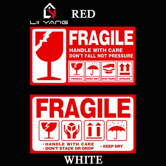 Buy Malaysia Ready Stock Fragile Sticker Warning Sticker 1000pcs 5 X 9cm Fragile Warning Sticker Seetracker Malaysia
