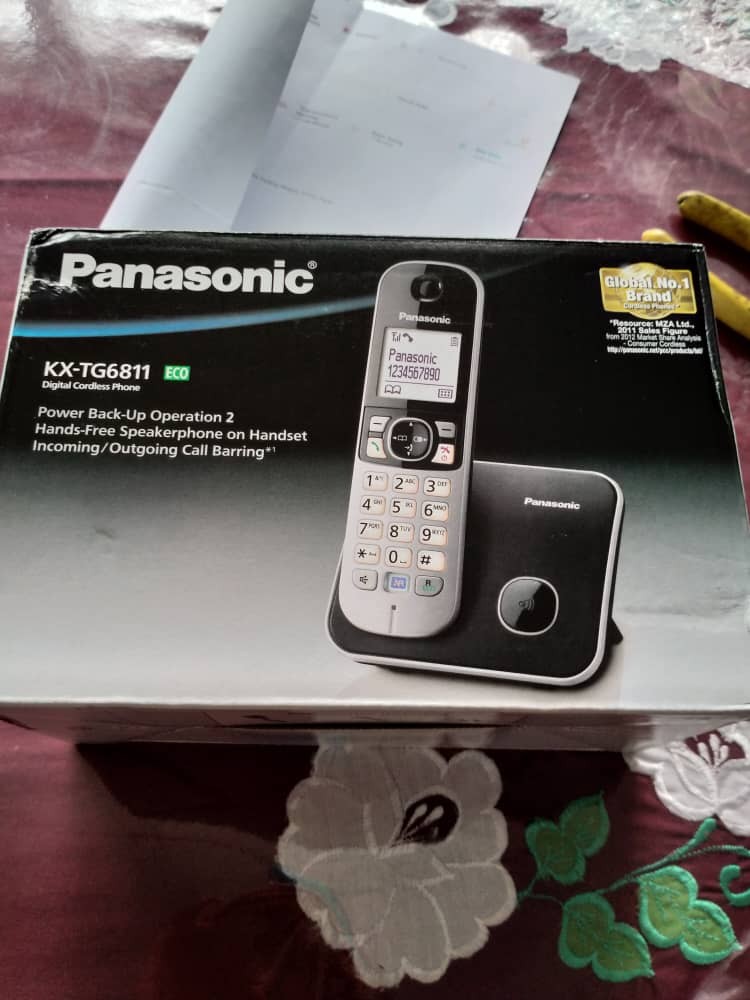 Panasonic Digital Cordless Phone DECT KX-TG6811 KX-TG6811ML TG6811 ...