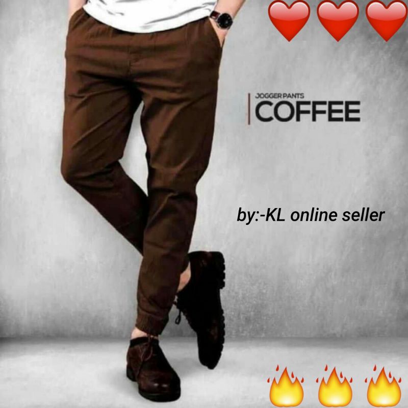 JOGGER unisex (size:-30-40) (6 Warna) cutting standard Super sport slur ya..harga murah??