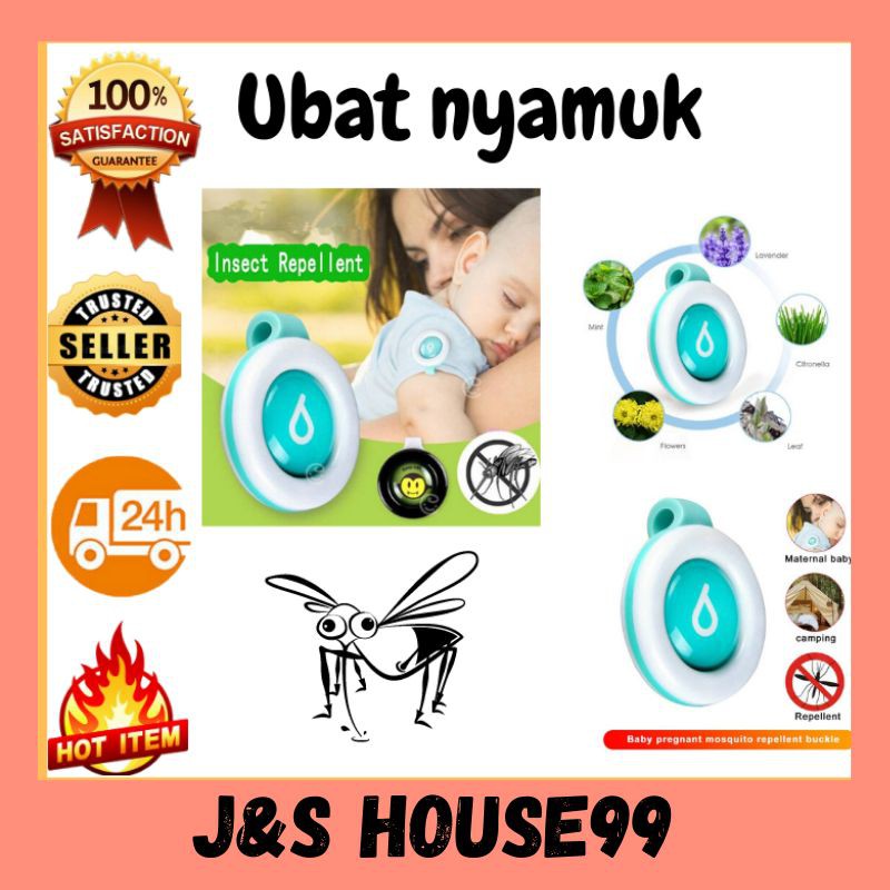 Ready Stock Mosquito Repellent Bracelets Buttons Mini Lightweight