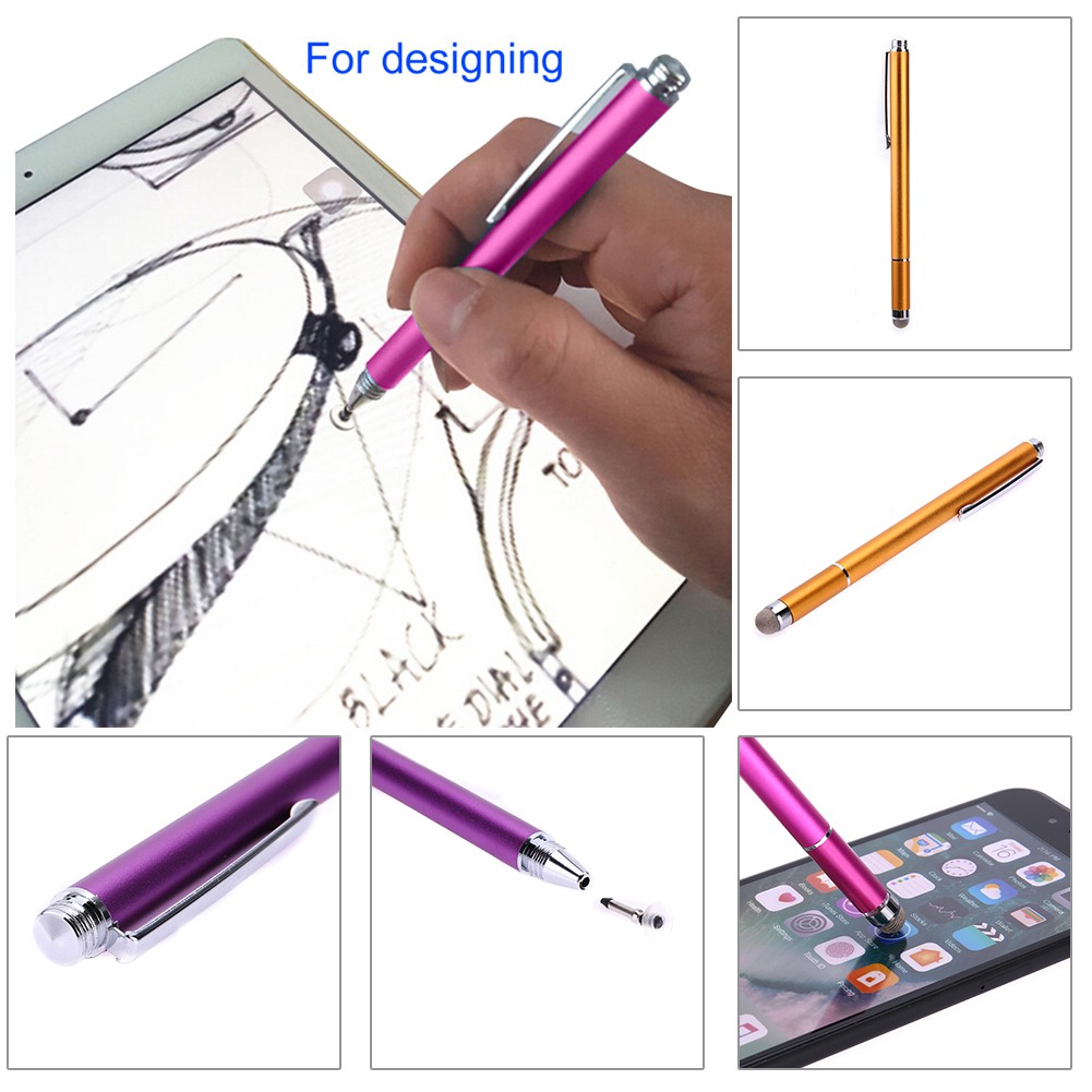 Как сделать свой домашний стилус ✭ 2 In 1 Capacitive Pen Touch Screen Drawing Pen Stylus for iPhone iPad Tablet P