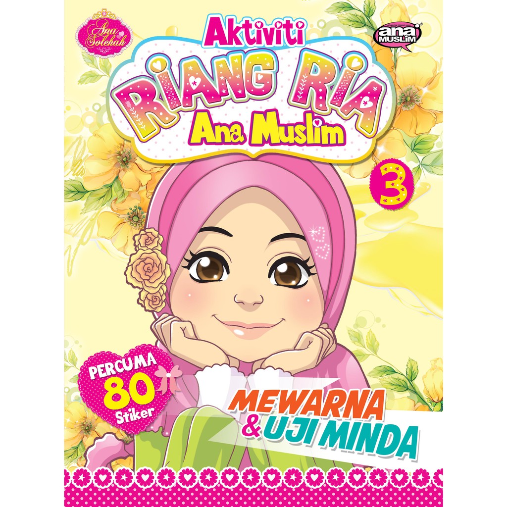 Buku Aktiviti Mewarna Ana Muslim Aktiviti Mudahnya So