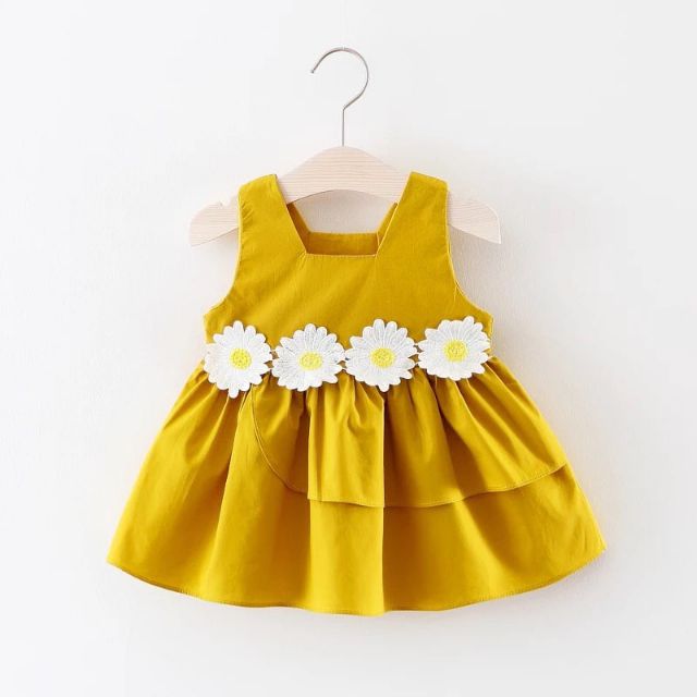 mustard baby dress