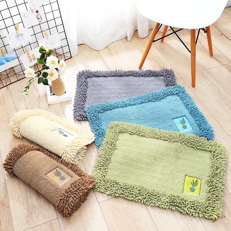 Chenille Floor Mat Living Room Coffee Table Mats Bathroom Door Mat