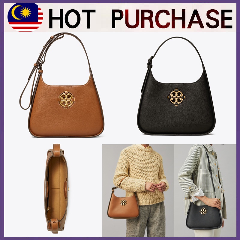 Tory Burch Women's Underarm Bag Versatile Leather One Shoulder Crossbody  Crescent Bag | Shopee Malaysia