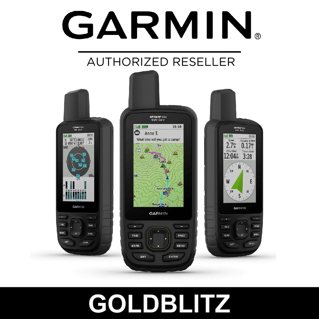 Garmin GPSMAP 66SR MILSTD810 MultiGNSS Position Birdeyes Satellite
