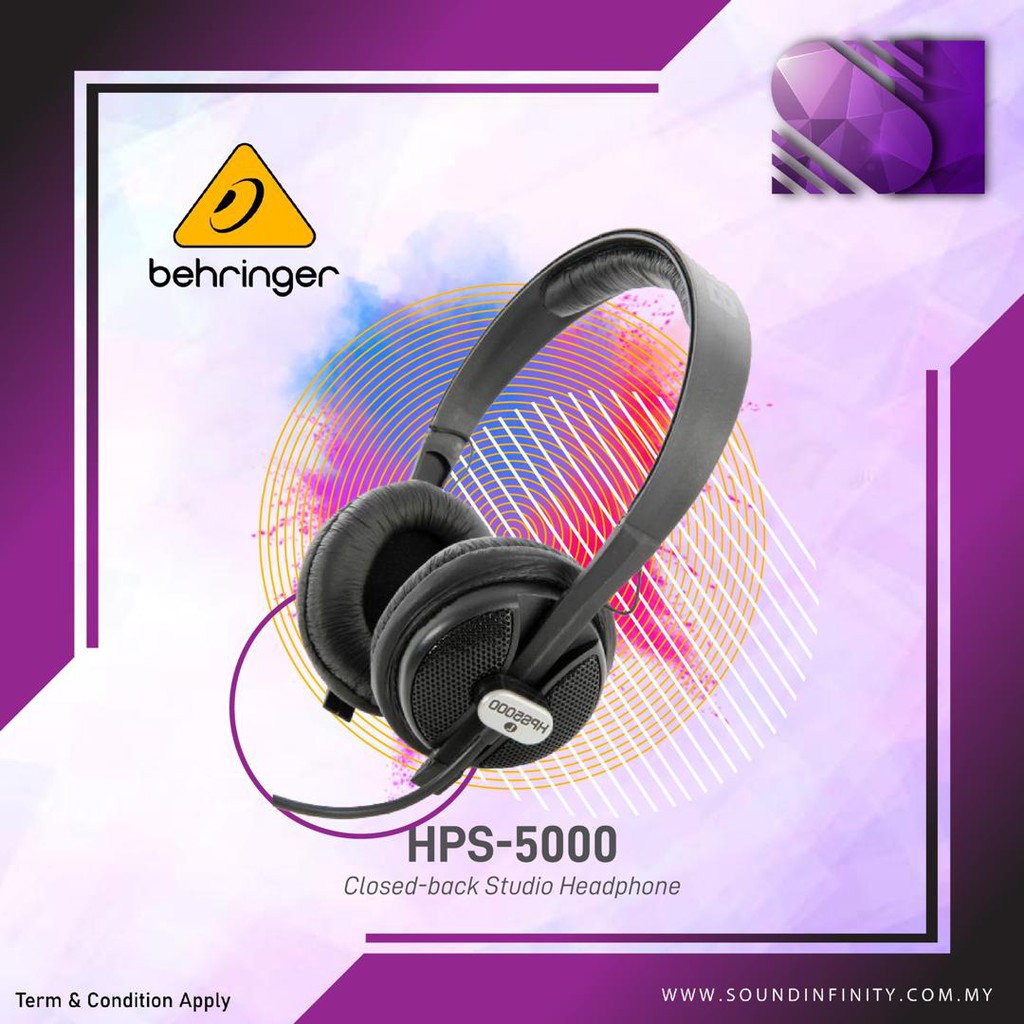 headphone behringer hps5000