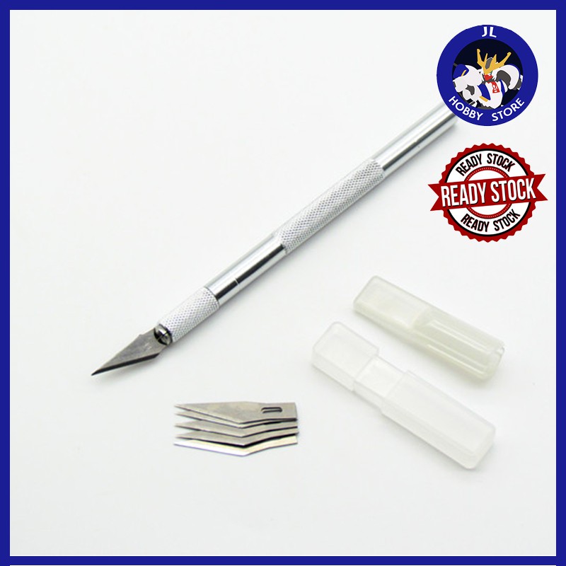 [READY STOCK] Hobby Knife with 5pcs spare blades Hobby Tools for