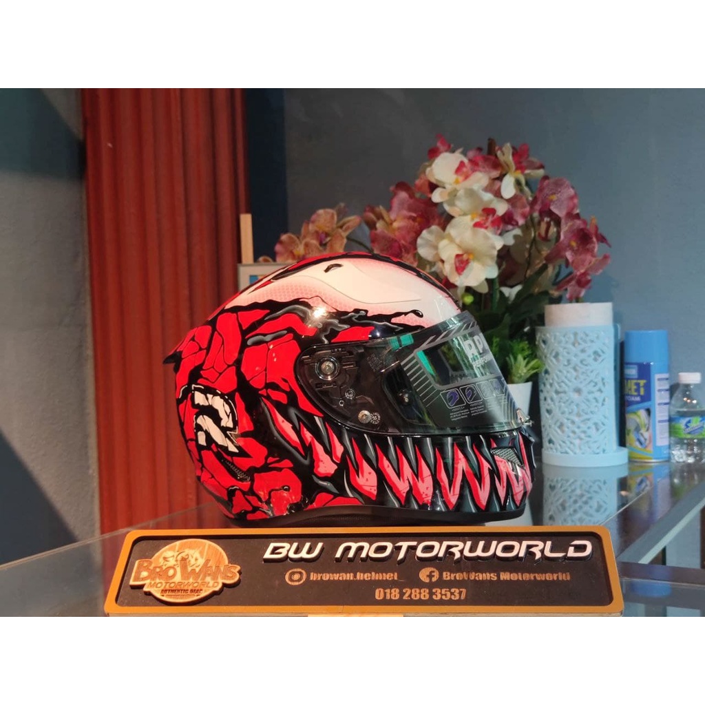 HJC RPHA 11 VENOM CARNAGE MARVEL EDITION / FULLFACE HELMET Shopee