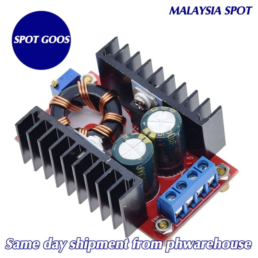 Dc Dc Step Up W Peak A Ajustable Voltage Regulator Module Boost Converter Shopee Malaysia