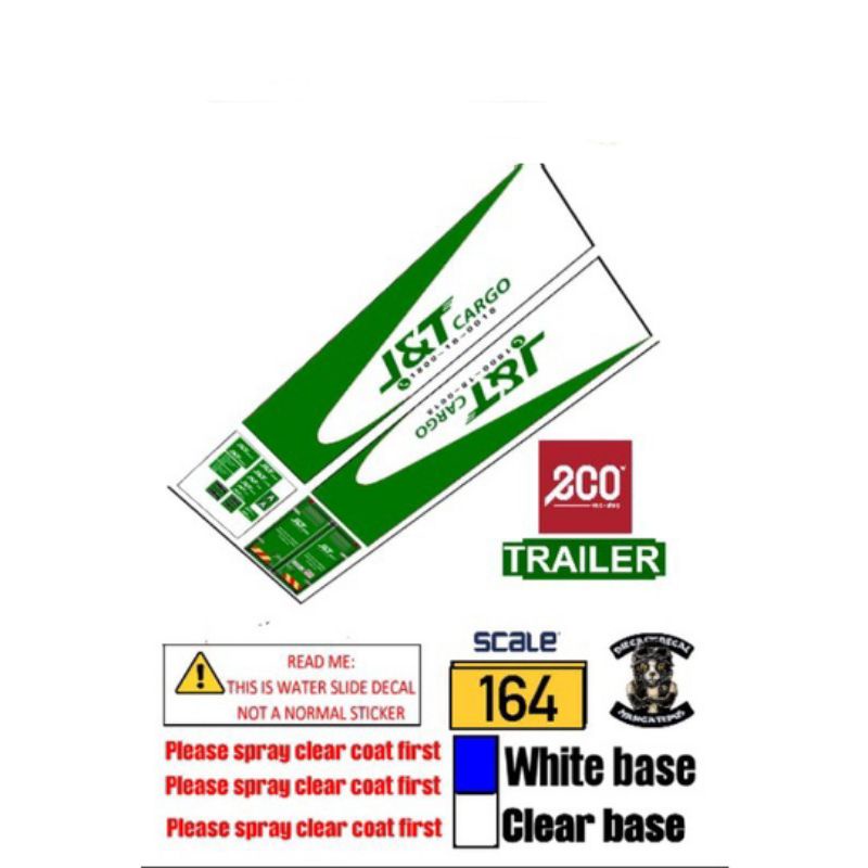 eco trailer jnt cargo decal