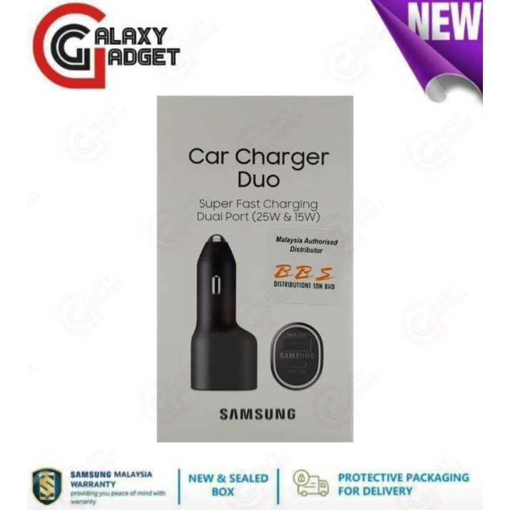 SAMSUNG CAR CHARGER DUO (25W&15W) EPL4020NBEGWW(ORIGINAL) Shopee